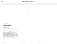 Tablet Screenshot of ozelguvenlikokullari.com